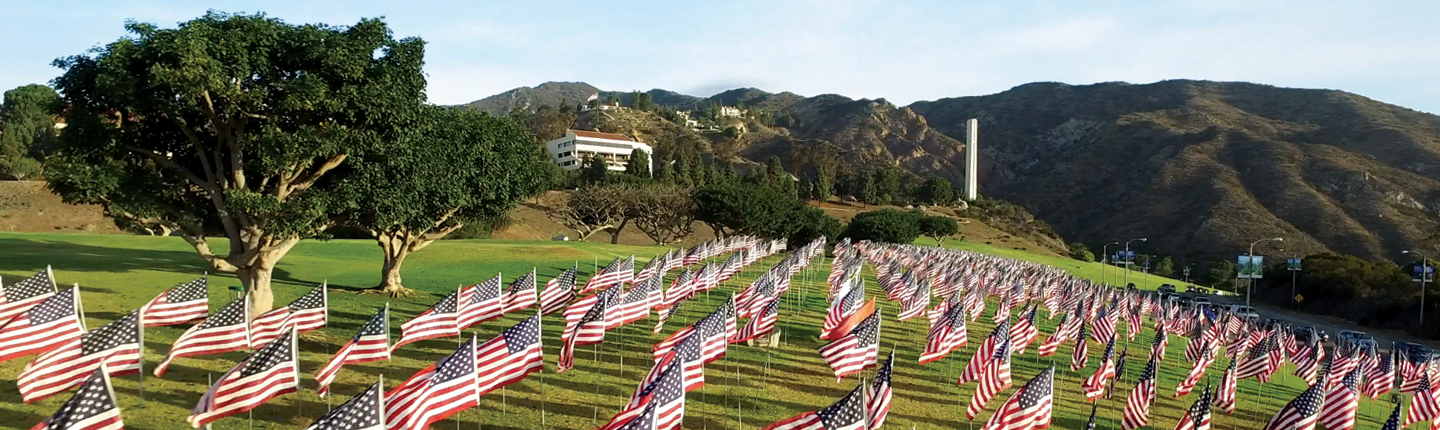 Waves of Flags Pepperdine University