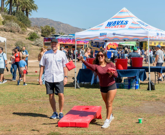 Family Picnic at Waves Weekend